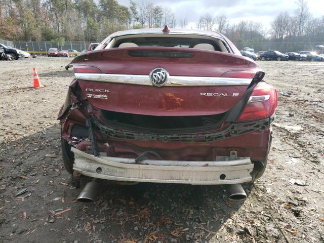 2G4GK5EX2G9202166 - 2016 BUICK REGAL RED photo 6