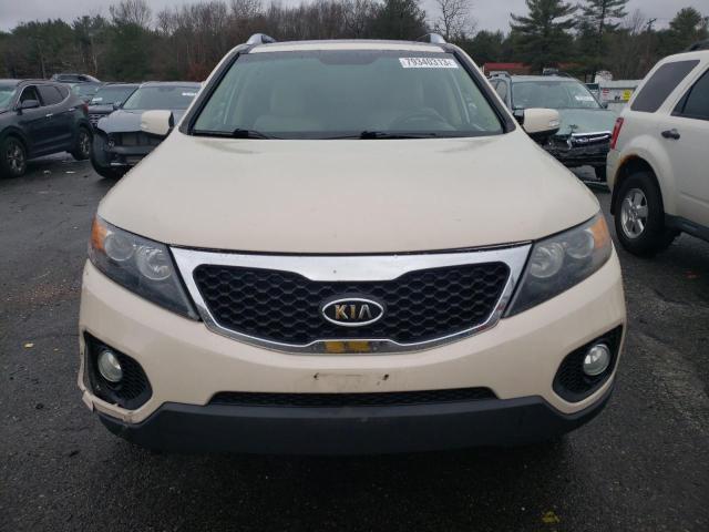 5XYKUDA21BG151947 - 2011 KIA SORENTO EX CREAM photo 5