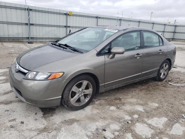 1HGFA16888L112700 - 2008 HONDA CIVIC EX GRAY photo 1