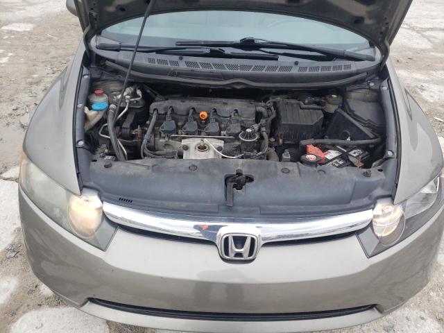 1HGFA16888L112700 - 2008 HONDA CIVIC EX GRAY photo 11