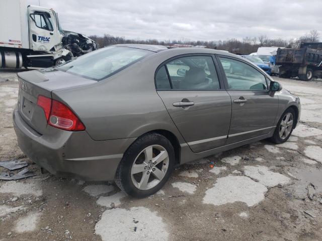 1HGFA16888L112700 - 2008 HONDA CIVIC EX GRAY photo 3