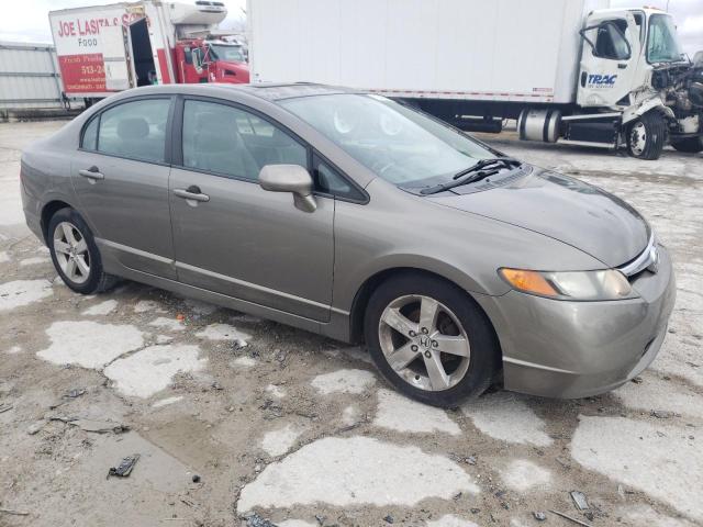 1HGFA16888L112700 - 2008 HONDA CIVIC EX GRAY photo 4