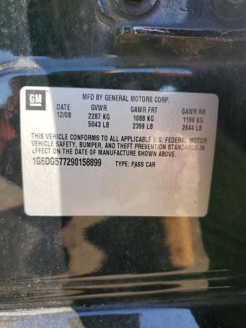 1G6DG577290158899 - 2009 CADILLAC CTS BLACK photo 12