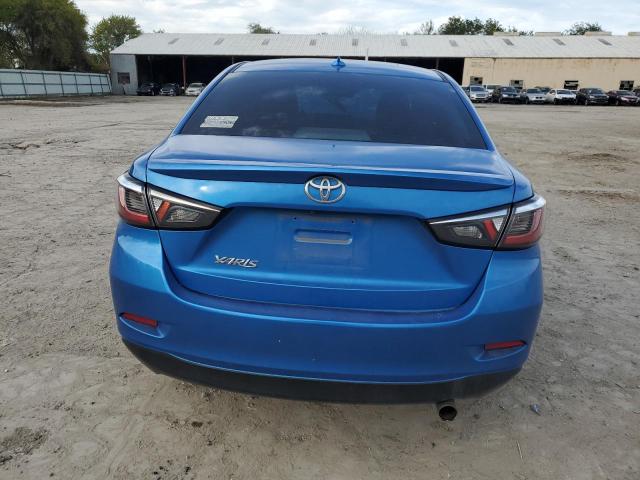 3MYDLBYVXKY502223 - 2019 TOYOTA YARIS L BLUE photo 6