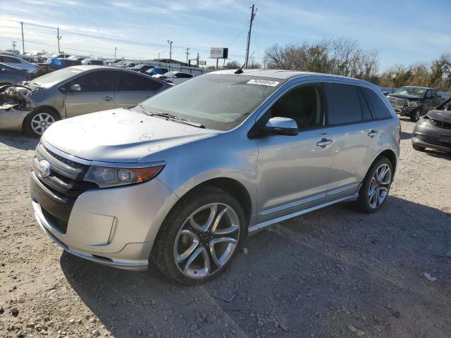 2FMDK3AK1DBA28872 - 2013 FORD EDGE SPORT SILVER photo 1