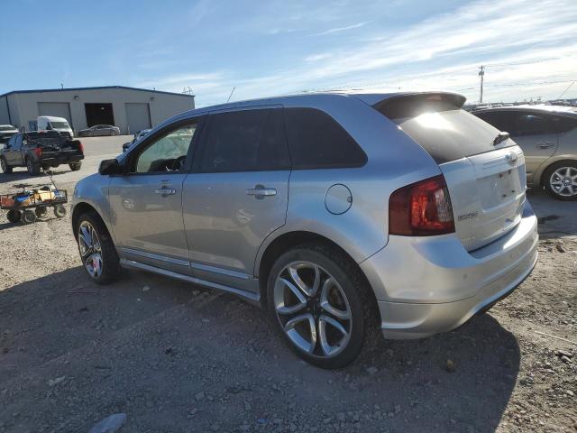 2FMDK3AK1DBA28872 - 2013 FORD EDGE SPORT SILVER photo 2