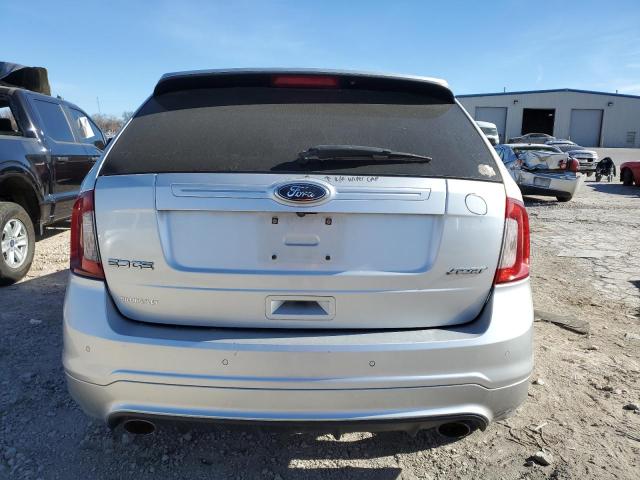 2FMDK3AK1DBA28872 - 2013 FORD EDGE SPORT SILVER photo 6