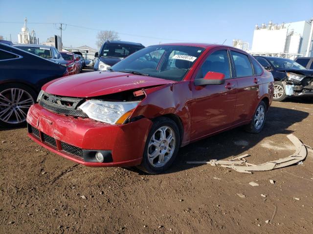 1FAHP36N39W141065 - 2009 FORD FOCUS SES RED photo 1
