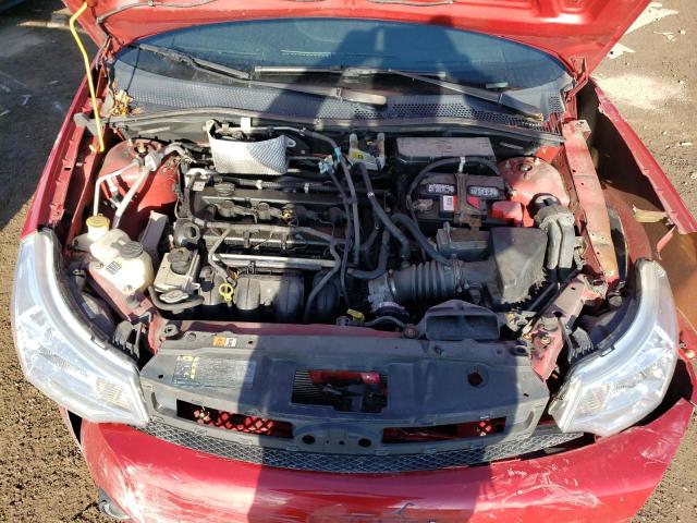 1FAHP36N39W141065 - 2009 FORD FOCUS SES RED photo 11