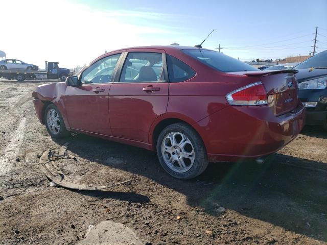 1FAHP36N39W141065 - 2009 FORD FOCUS SES RED photo 2