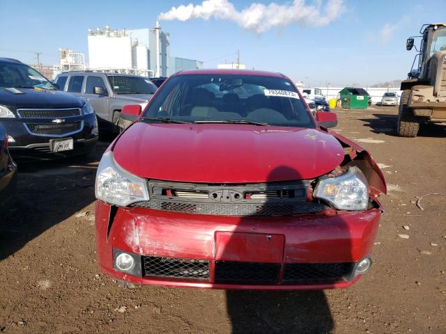 1FAHP36N39W141065 - 2009 FORD FOCUS SES RED photo 5