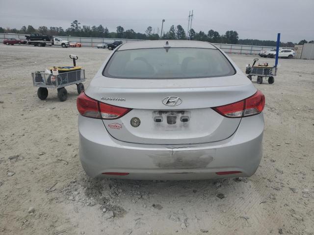 5NPDH4AE0CH137989 - 2012 HYUNDAI ELANTRA GLS SILVER photo 6