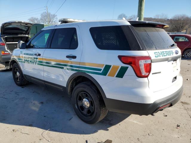 1FM5K8ARXGGC50421 - 2016 FORD EXPLORER POLICE INTERCEPTOR WHITE photo 2