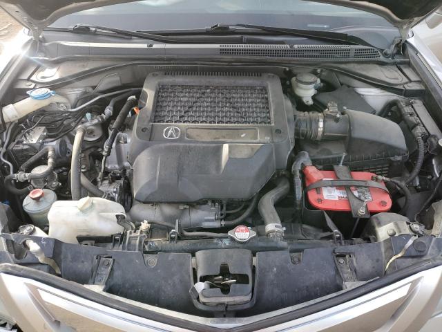 5J8TB2H23AA000340 - 2010 ACURA RDX SILVER photo 11