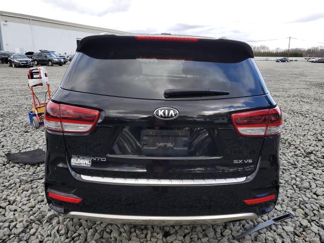 5XYPKDA51GG029487 - 2016 KIA SORENTO SX BLACK photo 6