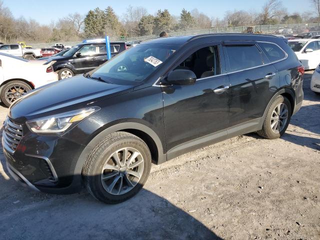 KM8SM4HF0JU266251 - 2018 HYUNDAI SANTA FE SE BLACK photo 1