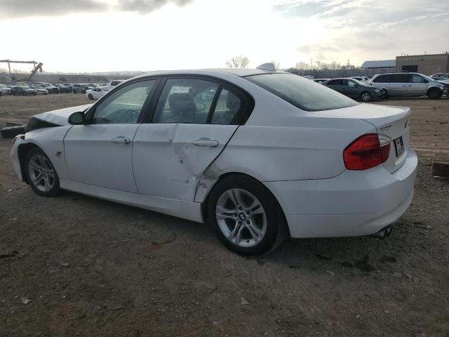 WBAVC53528F009693 - 2008 BMW 328I I SULEV WHITE photo 2