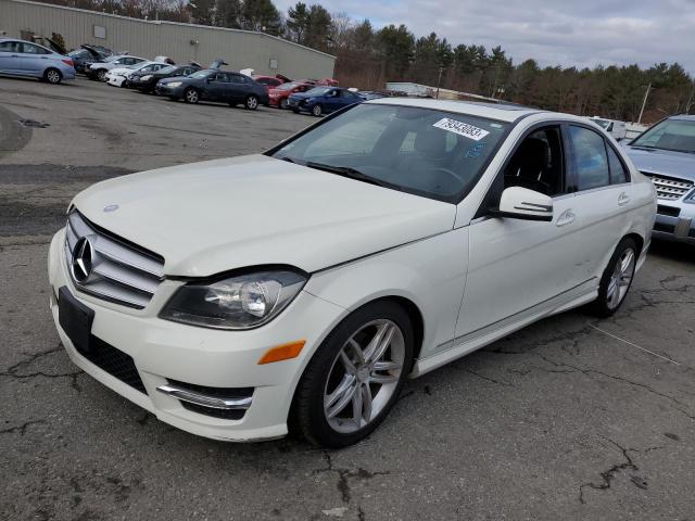 WDDGF8BB8CR207865 - 2012 MERCEDES-BENZ C 300 4MATIC WHITE photo 1