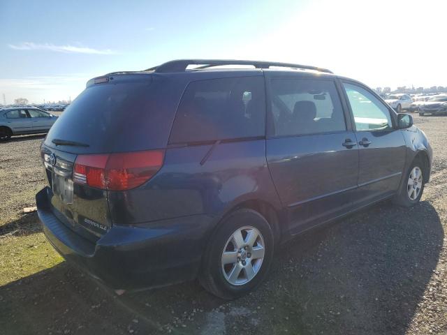 5TDZA22CX4S214908 - 2004 TOYOTA SIENNA XLE BLUE photo 3