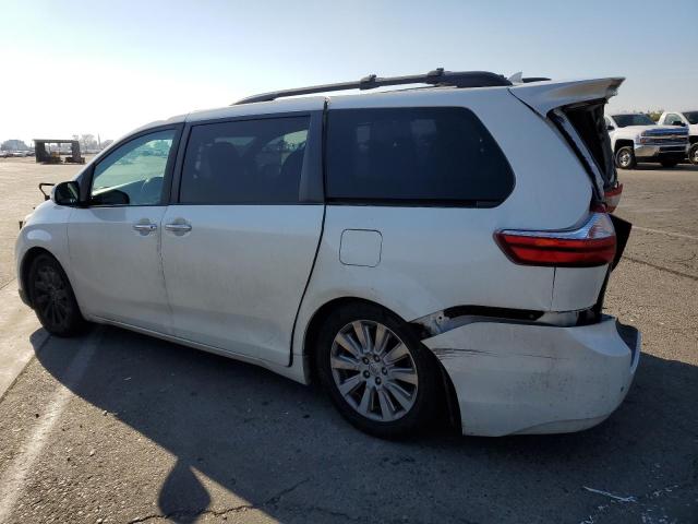 5TDYK3DC5FS647213 - 2015 TOYOTA SIENNA XLE WHITE photo 2