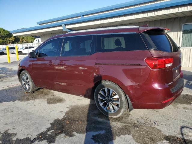 KNDMC5C13F6064775 - 2015 KIA SEDONA EX MAROON photo 2