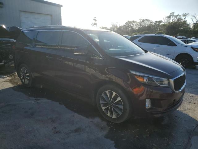 KNDMC5C13F6064775 - 2015 KIA SEDONA EX MAROON photo 4