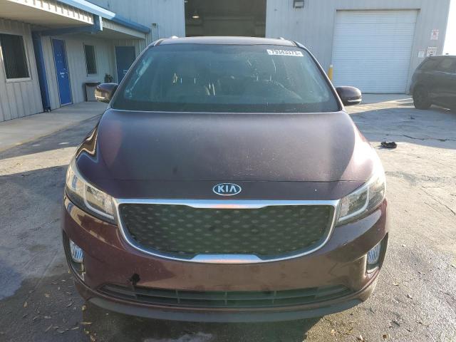 KNDMC5C13F6064775 - 2015 KIA SEDONA EX MAROON photo 5