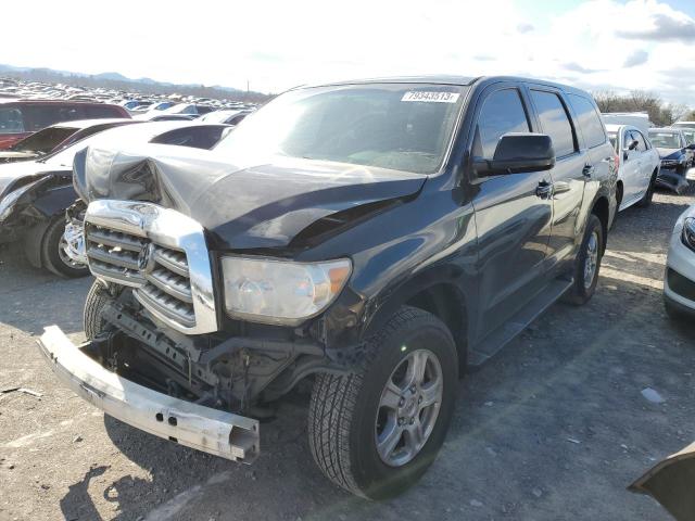 5TDZT64A69S000583 - 2009 TOYOTA SEQUOIA SR5 BLACK photo 1