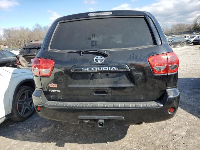 5TDZT64A69S000583 - 2009 TOYOTA SEQUOIA SR5 BLACK photo 6