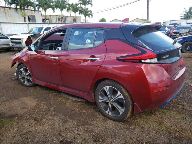 1N4AZ1CP4LC311240 - 2020 NISSAN LEAF SV MAROON photo 2