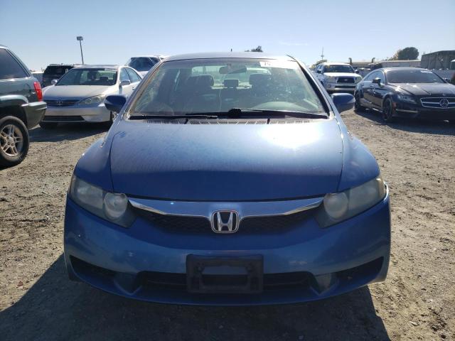 JHMFA3F28AS002925 - 2010 HONDA CIVIC HYBRID BLUE photo 5