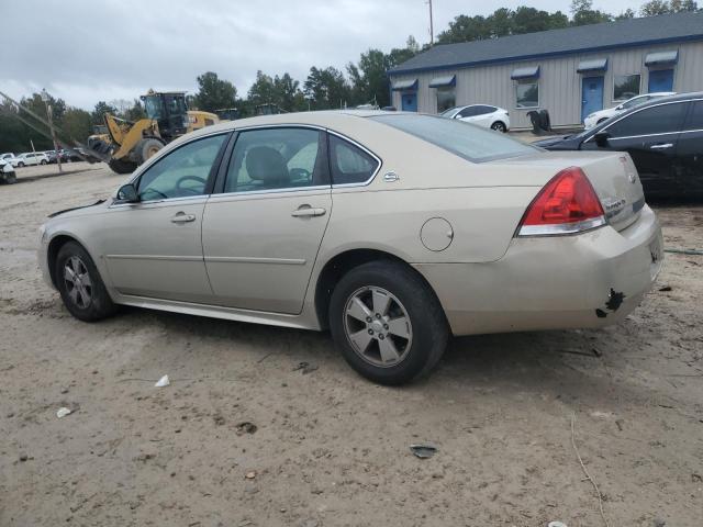 2G1WT57K691118862 - 2009 CHEVROLET IMPALA 1LT BEIGE photo 2