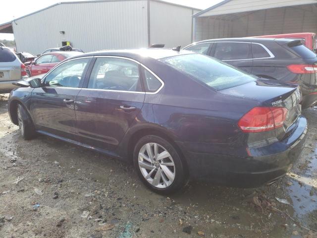 1VWBP7A3XDC130438 - 2013 VOLKSWAGEN PASSAT SE BLUE photo 2