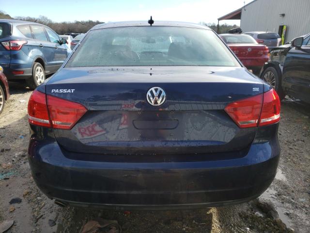 1VWBP7A3XDC130438 - 2013 VOLKSWAGEN PASSAT SE BLUE photo 6