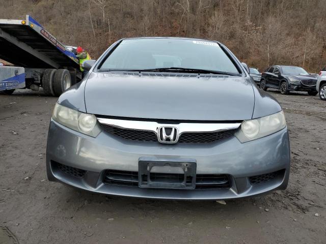 2HGFA16519H306134 - 2009 HONDA CIVIC LX GRAY photo 5