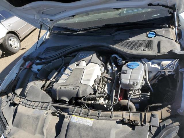 WAUJGBFC0CN142138 - 2012 AUDI A6 PRESTIGE თეთრი ფოტო 11