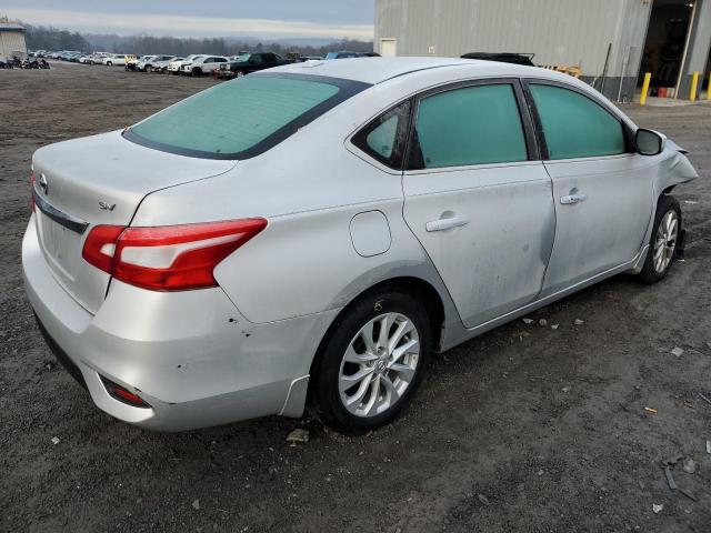 3N1AB7AP5KY333499 - 2019 NISSAN SENTRA S SILVER photo 3