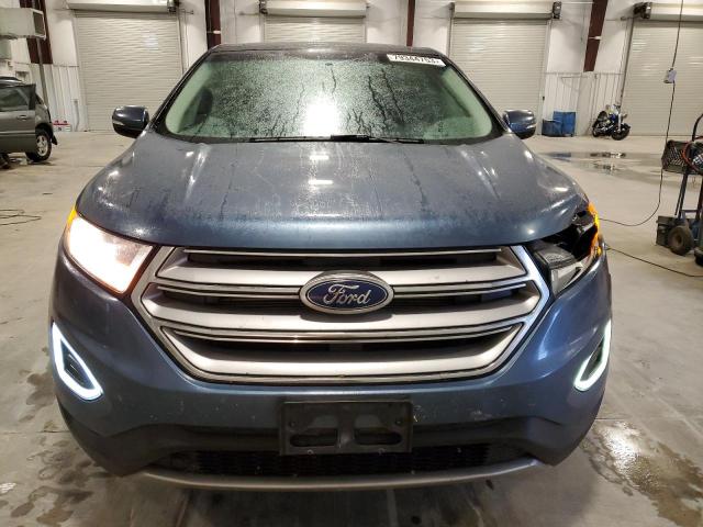 2FMPK4J86JBB13354 - 2018 FORD EDGE SEL BLUE photo 5