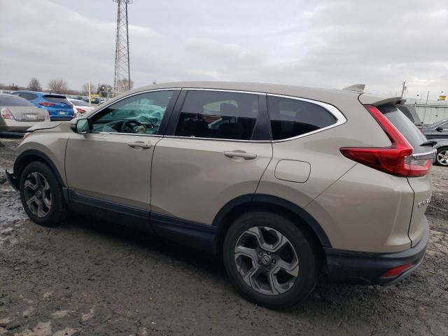 2HKRW2H52KH634272 - 2019 HONDA CR-V EX BEIGE photo 2