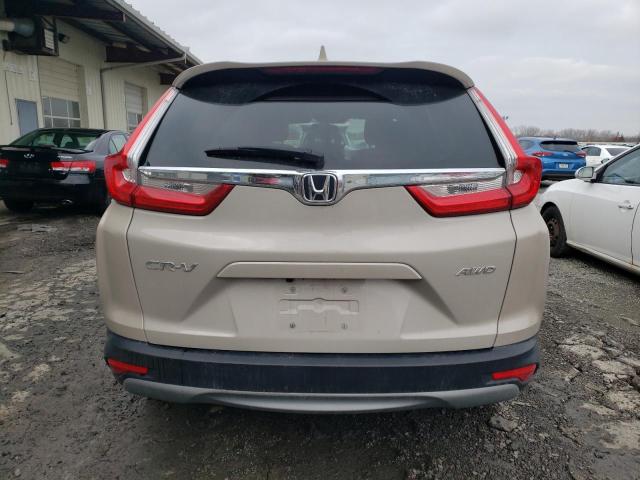 2HKRW2H52KH634272 - 2019 HONDA CR-V EX BEIGE photo 6