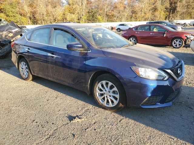 3N1AB7AP6KY281168 - 2019 NISSAN SENTRA S BLUE photo 4