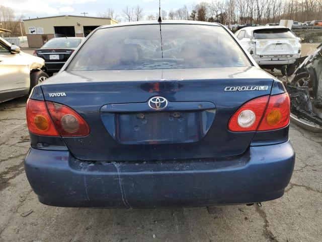 1NXBR32E63Z081698 - 2003 TOYOTA COROLLA CE BLUE photo 6