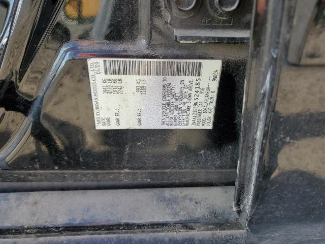 1N4AL21E59N524185 - 2009 NISSAN ALTIMA 2.5 BLACK photo 12