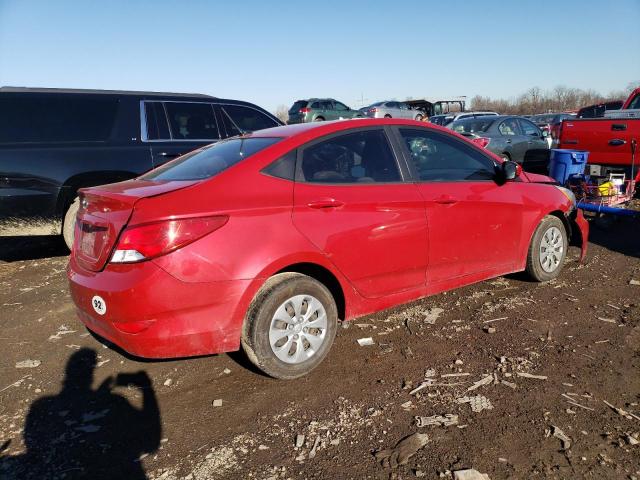 KMHCT4AE0HU315242 - 2017 HYUNDAI ACCENT SE MAROON photo 3