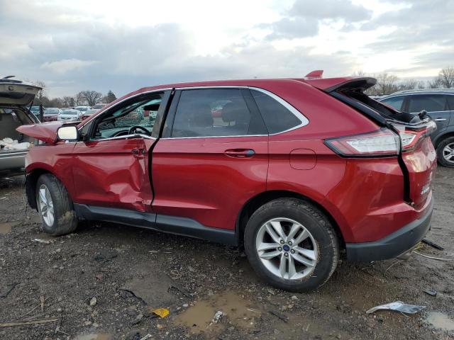 2FMPK4J90GBB87368 - 2016 FORD EDGE SEL RED photo 2