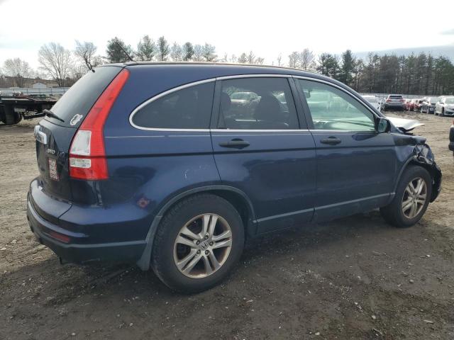 5J6RE4H55AL041962 - 2010 HONDA CR-V EX BLUE photo 3