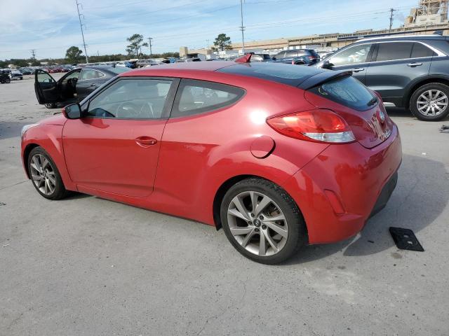 KMHTC6AD9HU310933 - 2017 HYUNDAI VELOSTER RED photo 2