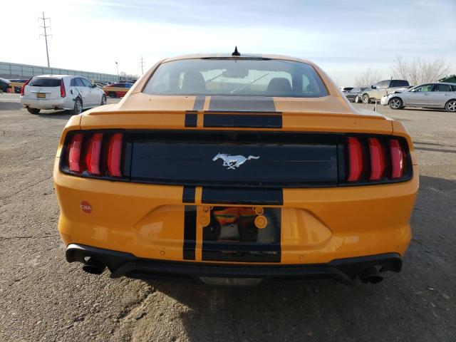 1FA6P8TH1N5134215 - 2022 FORD MUSTANG YELLOW photo 6