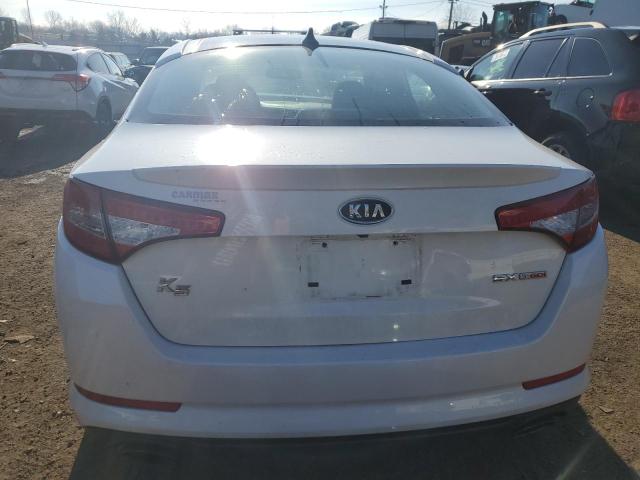 KNAGR4A68B5156532 - 2011 KIA OPTIMA SX WHITE photo 6