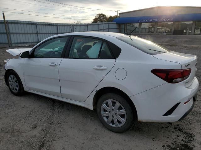 3KPA24AD9ME412230 - 2021 KIA RIO LX WHITE photo 2